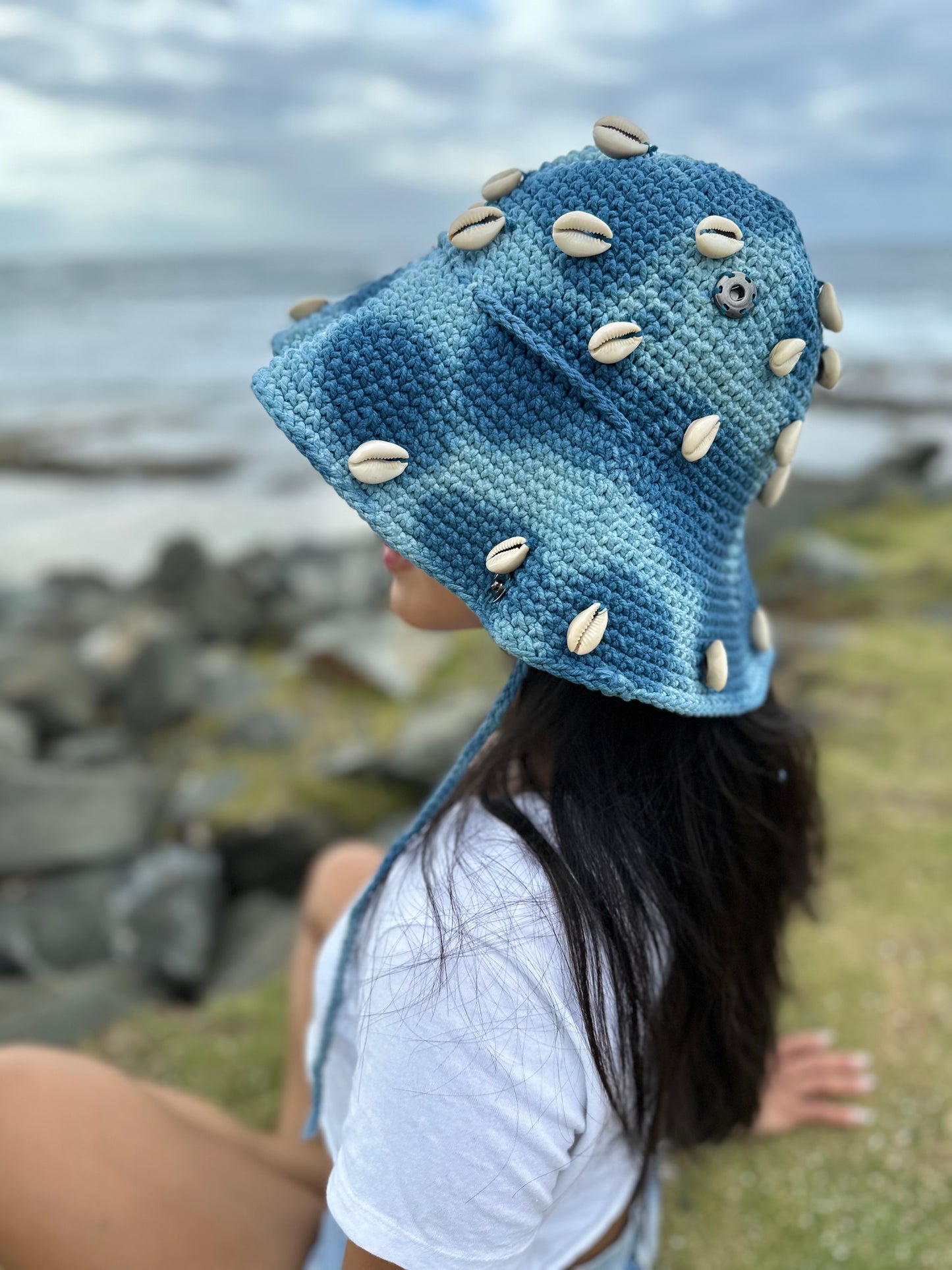 Azul Crochet Hat